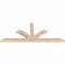 Ekena Millwork Richland Smooth Timber Gable Bracket, Douglas Fir, 96"W x 40"H x 3 1/2"D x 5 1/2"F, 10/12 Pitch GBW096X40X0406RIC00SDF - alternate 5